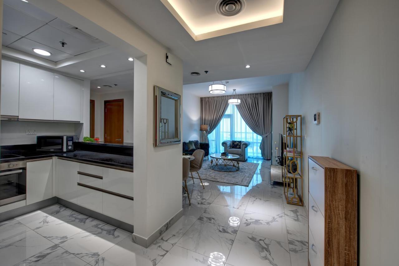 Durrani Homes - Lux 1Br At Al Habtoor Amna Tower Dubái Exterior foto