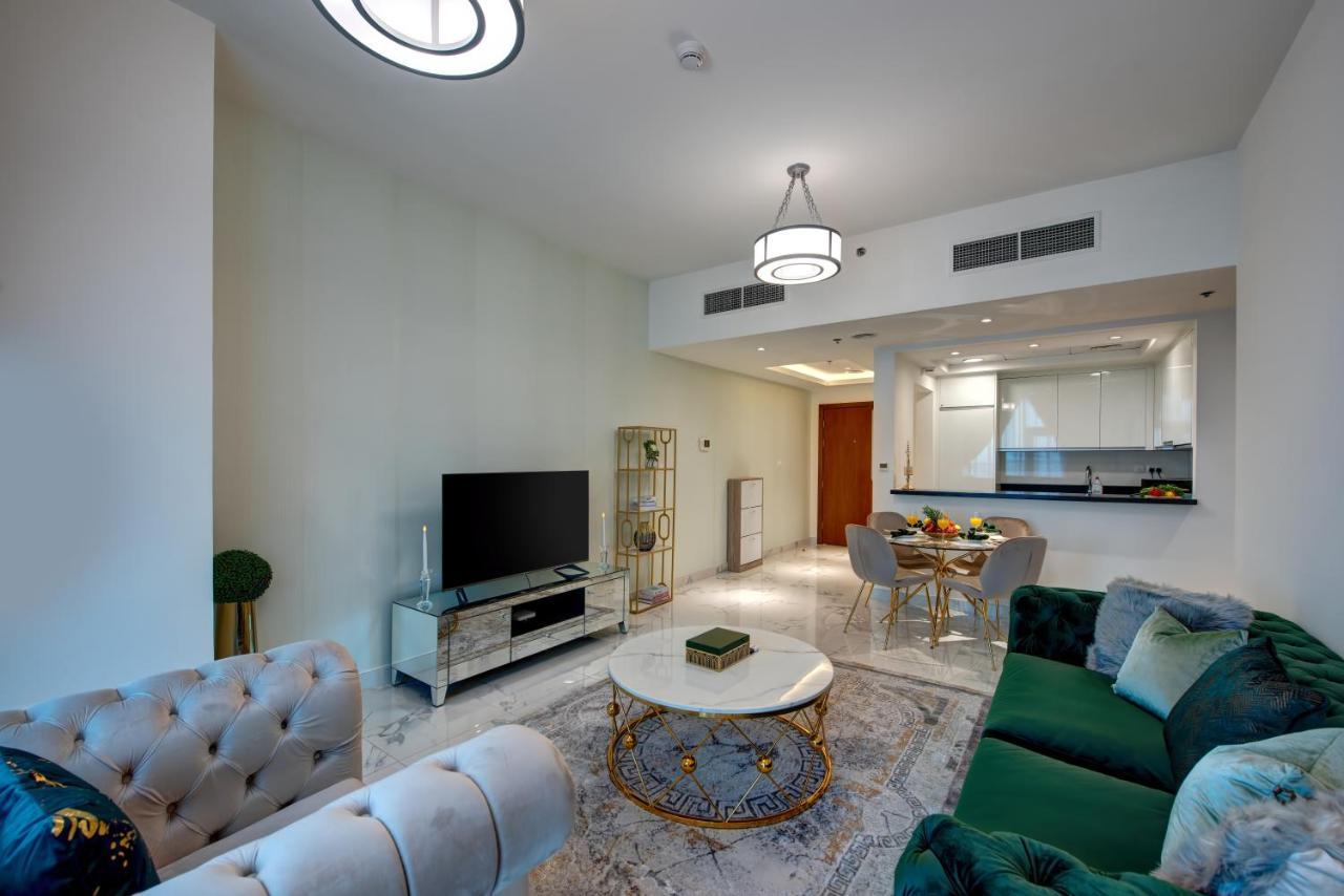 Durrani Homes - Lux 1Br At Al Habtoor Amna Tower Dubái Exterior foto