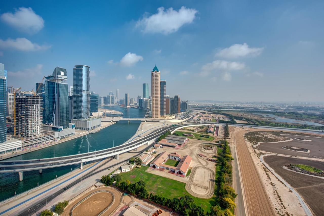 Durrani Homes - Lux 1Br At Al Habtoor Amna Tower Dubái Exterior foto